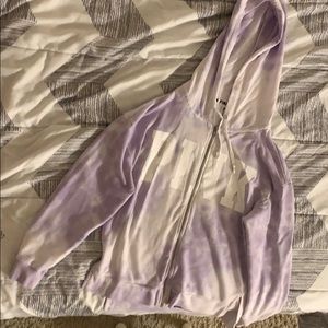 PINK zip-up sweatshirt